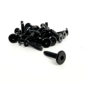 Furniture Screw | Pan Head M6 x 20mm (Black)