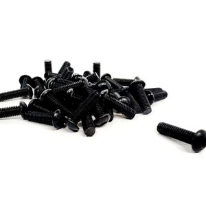 Furniture Screw | Dome Head M8 x 25mm (Black)