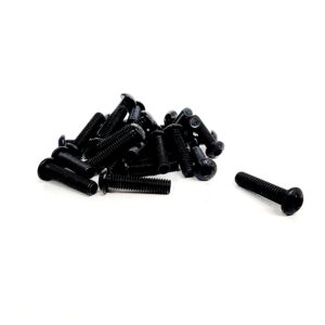 Furniture Screw | Dome Head M6 x 25mm (Black)